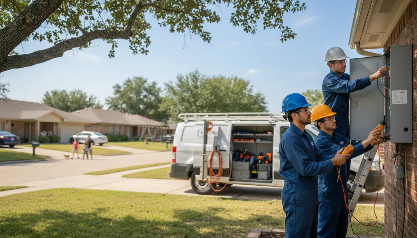 Certified electrician providing emergency electrical services in Mcdonald, KS